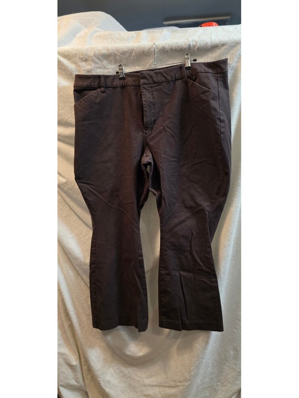 Old Navy High-Rise Pixie Flare Pants Size 24 Brown